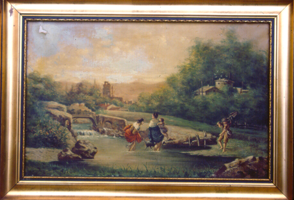 Cruzando el río por Serra, Paolo