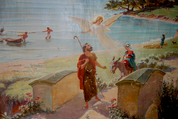 Alegoría religiosa (detalle) por Span, Emil