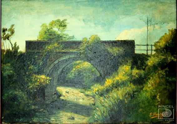 Puente sobre Río Torres por Huertas Castro, Gilberto. Escuela Nacional de Bellas Artes