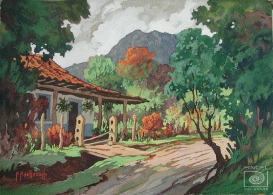 Casa con tranquera por Pacheco, Fausto