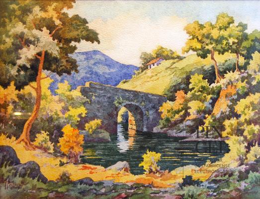 Puente de piedra # 2 por Pacheco, Fausto