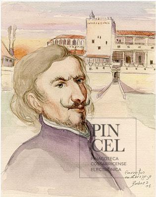 Cervantes en Zaragoza por Barboza, Carlos