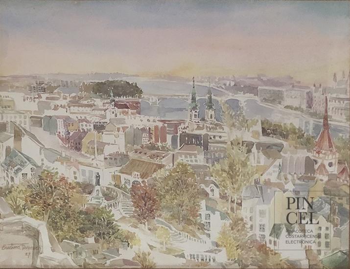 Paisaje de Budapest por Fournier, Cristina